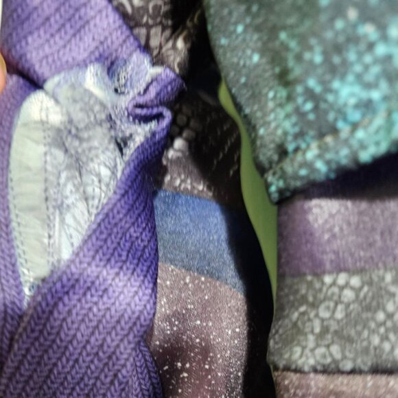 Descendants 3 Mal Kids Costume 14-16 Jumpsuit Vest Glovettes Gloves Disney Girls - Picture 4 of 7